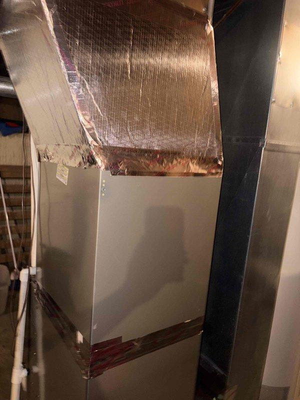 Replaced defective evaporator coil under warranty on residential air handler unit due to loss of cooling. Removed old coil, installed new coil assembly, pressure tested system, evacuated and recharged refrigerant to manufacturer specifications, and verified proper system operation with adequate airflow and temperature differential.
