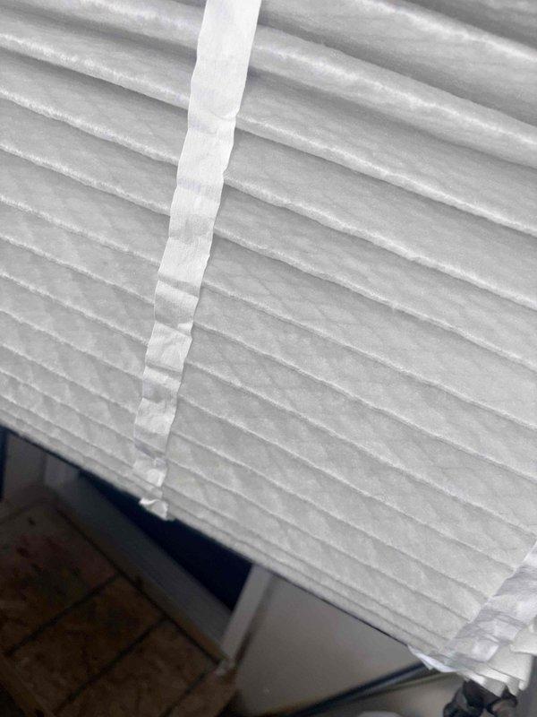 Responded to no cooling complaint on residential HVAC system less than 10 years old. Performed diagnostic evaluation of unit, measured refrigerant temperatures showing 32.5°F reading at evaporator coil, and inspected air filtration system which showed accumulated debris and restricted airflow. Filter replacement recommended to restore proper system performance and adequate cooling capacity.