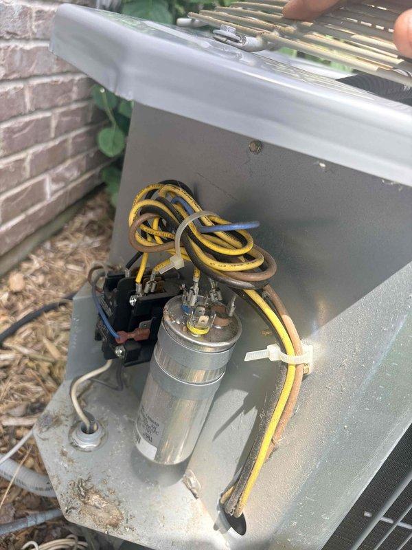 Completed scheduled cooling maintenance on residential HVAC system. Performed comprehensive inspection of indoor air handler unit, verifying control board operation, electrical connections, and relay functionality. Inspected outdoor condensing unit, checking capacitor condition, contactor operation, and electrical wiring integrity. All components found operating within normal parameters and system is ready for cooling season.