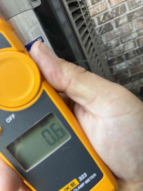 Completed scheduled cooling maintenance on residential HVAC system. Performed comprehensive electrical diagnostics using Fluke 323 True RMS clamp meter to verify proper amperage draw and system performance. All electrical readings within manufacturer specifications. System operating efficiently with no issues identified. Technician noted in account that additional system on property should be added to maintenance plan upon renewal.