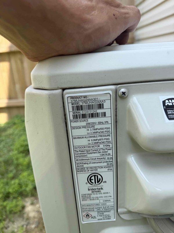 Completed routine cooling maintenance on residential air conditioning system. Performed comprehensive inspection of outdoor condensing unit, verified manufacturer specifications and unit identification, checked electrical connections and conduit mounting, and utilized calibrated service gauges to measure refrigerant pressures and system performance. Unit operating within normal parameters with no deficiencies noted.