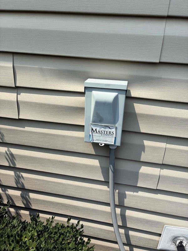 Responded to no cooling complaint on residential air conditioning system. Upon arrival, evaluated aging outdoor condenser unit with cylindrical design and metal grille construction showing signs of deterioration and outdoor exposure. System was running but failing to provide adequate cooling due to age and condition of equipment exceeding 10 years of service life. Provided comprehensive full system replacement estimate covering new HVAC equipment installation to restore proper cooling functionality to the residence.