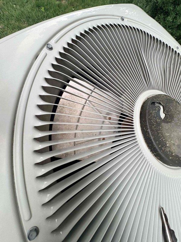 Completed scheduled cooling maintenance on two residential air conditioning systems. Performed comprehensive inspection of outdoor condenser units, including visual assessment of fan assembly, housing condition, and electrical components. Tested and recorded capacitor voltage readings at 25.91 using digital multimeter to verify proper electrical operation and system performance.