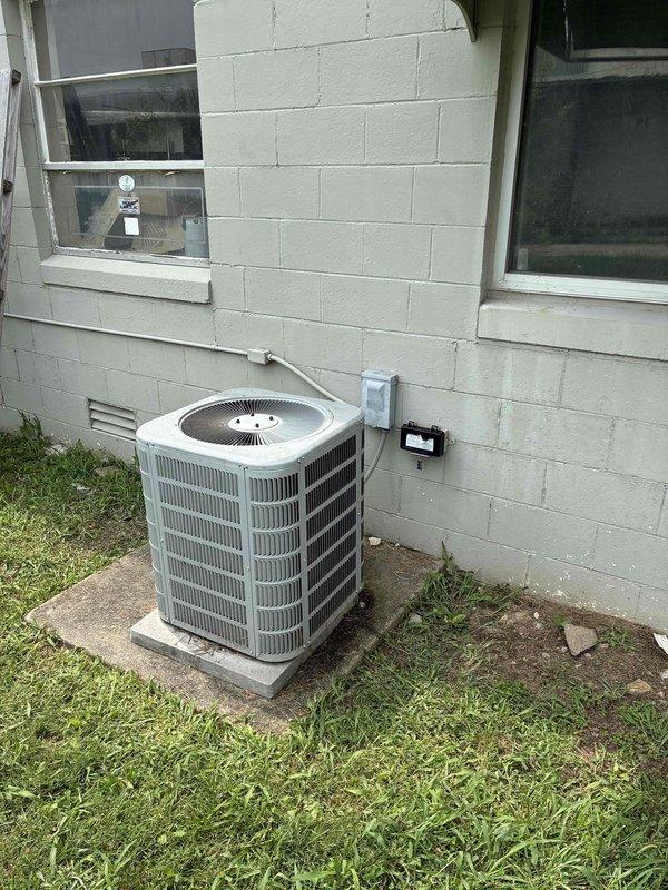 Returned to property to complete scheduled system flush on commercial cooling equipment. Performed thorough flush of refrigerant lines and verified proper system operation following completion. Conducted post-flush inspection of outdoor condensing unit and indoor air handler components, confirming all equipment functioning within manufacturer specifications and system ready for normal operation.