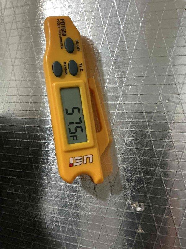 Responded to no cooling complaint with both indoor and outdoor units not operating. Performed diagnostic evaluation of system components and measured supply air temperature at 55.9°F and return air temperature, confirming inadequate cooling performance. Identified airflow and equipment operation issues preventing proper system function.