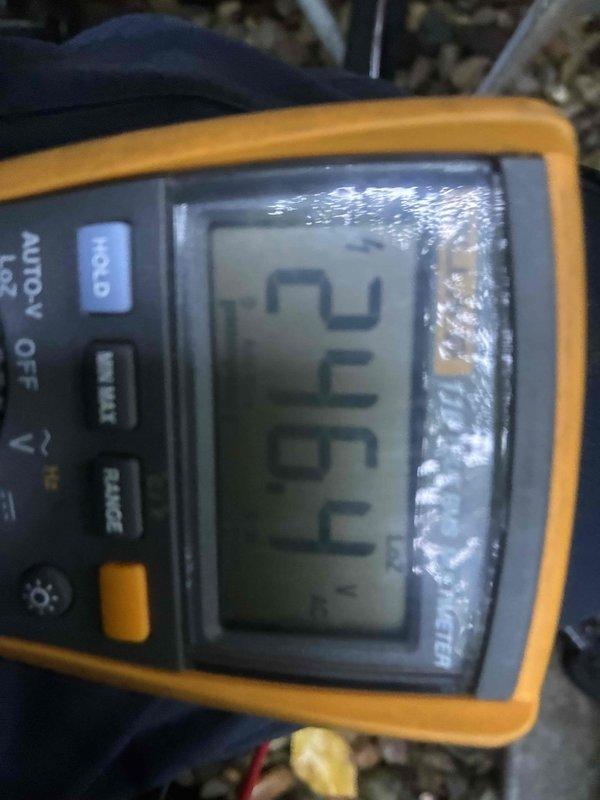 # HVAC Cooling Maintenance Service

Completed scheduled cooling system maintenance visit on residential HVAC unit. Performed comprehensive system diagnostics using calibrated Fluke 323 True RMS Clamp Meter to verify electrical performance and amperage draw. Measured operating amperage at 5.0 amps AC and recorded temperature differential of 26.6 degrees, confirming proper system operation and adequate cooling capacity. All electrical connections inspected and found secure with no abnormalities detected. System operating within manufacturer specifications with no immediate service concerns identified.