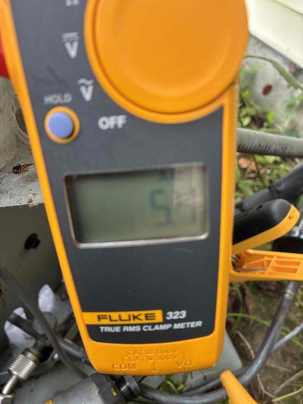 Completed scheduled cooling system tune-up and first-time cleaning of HVAC unit. Inspected evaporator coil assembly and performed electrical diagnostics using clamp meter to verify proper amperage draw and system performance. All components found to be in functional condition with routine maintenance successfully completed.