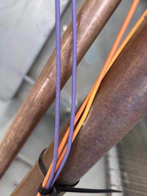 Responded to warranty call for non-operational 25-ton unit installed five months prior. Performed complete system diagnostics including inspection of control board, wiring harnesses, and refrigerant line connections. Identified and resolved issue with control board connections and verified proper communication between components. System tested and confirmed operational upon completion.