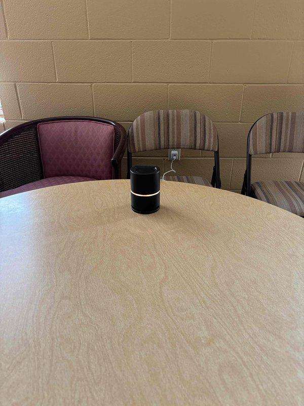 Responded to indoor air quality concerns regarding potential mold contamination in two rooms of commercial facility. Conducted comprehensive air quality testing using calibrated IAQ monitoring equipment, measuring particulate matter (PM2.5 at 24 μg/m3, PM10 at 25 μg/m3), carbon dioxide levels (761 ppm), total volatile organic compounds (0 ppb), temperature (77.2°F), relative humidity (48.0%), and dew point (60.54°F). All readings indicated acceptable indoor air quality parameters with particulate matter and CO2 levels within normal ranges, no detectable VOCs present, and humidity levels appropriate for the space, suggesting no immediate air quality concerns in tested areas.