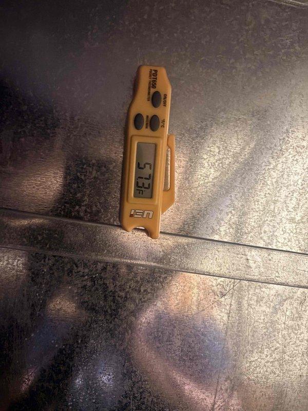 Responded to no cooling complaint with unit running but blowing warm air. Performed diagnostic evaluation and measured supply air temperature at 79.6°F and return air temperature at 57.5°F, confirming inadequate cooling and insufficient temperature differential across the system. Identified cooling system malfunction requiring further troubleshooting of refrigerant charge, compressor operation, or related components.