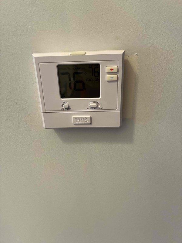 Conducted on-site assessment for furnace replacement in residential property. Evaluated existing HVAC system including current thermostat operation, measured existing ductwork dimensions to ensure compatibility with new equipment, and documented current system configuration to provide accurate replacement estimate.