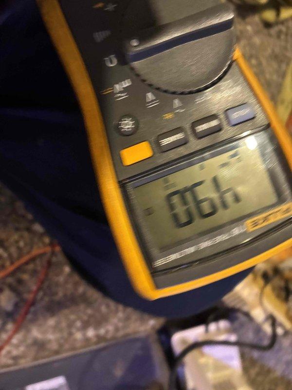 Completed scheduled heating maintenance on system. Performed diagnostic testing and temperature measurements using digital multimeter, recording operational readings of 86.1 degrees in attic installation area. All system components inspected and found operating within normal parameters.