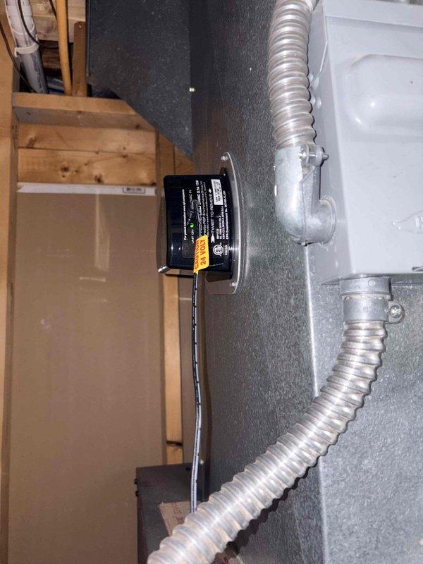 Completed scheduled cooling season maintenance on geothermal heat pump system. Inspected GEO-FLO pressure gauge and verified system pressures within normal operating range. Examined air handler, ductwork connections, and control components in basement mechanical area, confirming all equipment operating properly with no issues identified.