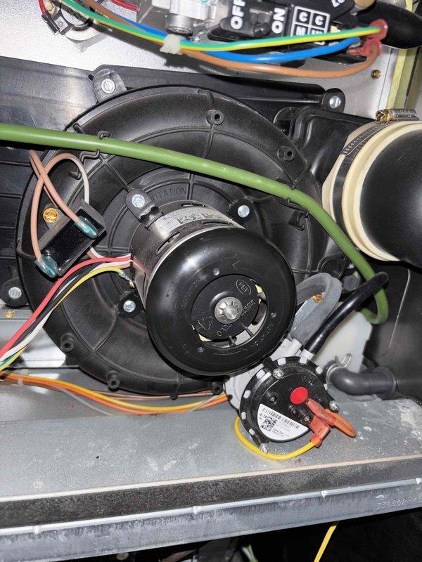 Completed heating system tune-up including comprehensive inspection of furnace components. Inspected blower motor assembly, verified all electrical connections and wiring harness, and examined control board operation. Evaluated and documented air filter condition showing moderate dust accumulation; filter remains serviceable but will require replacement at next service interval.