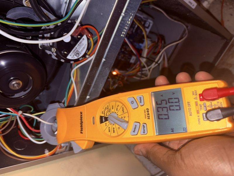 Completed routine heating system maintenance on 4-year-old furnace as part of first maintenance plan visit. Performed comprehensive tune-up including electrical diagnostics using digital multimeter to verify blower motor amperage and system voltage readings, inspected all electrical connections and wiring harnesses, checked condensate drain line and PVC piping, and verified proper operation of all system components. Unit operating within normal parameters with no issues found; system ready for heating season.