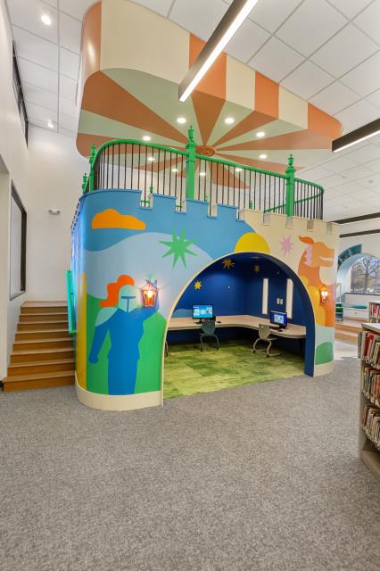 Caliber 1 Construction recently completed a 10,510 sq. ft. renovation for the City of Cedartown, Georgia, transforming this one-story public library into a refreshed community space. Highlights include a whimsical indoor children’s castle, custom arched bookcases, updated HVAC, plumbing, and electrical systems, plus a brand-new ADA-compliant entrance and sidewalk. We’re proud to support municipal projects that inspire learning and community growth!
