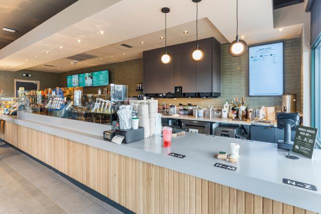 Caliber 1 Construction is a commercial general contractor with proven experience in the restaurant construction market. We recently completed the renovation of a 1,900+ sq. ft. Starbucks Coffee location, transforming the space with refreshed interiors and upgraded features that elevate both customer experience and operational efficiency. As a trusted commercial renovation contractor, our scope included new interior partitions, casework, countertops, finishes, fixtures, and exterior patio furniture. From enhanced acoustics to refined design elements, this buildout reflects our commitment to quality, precision, and consistency—down to the last tile. We’re proud to partner with national brands like Starbucks and look forward to continuing to deliver high-quality renovations across the United States.