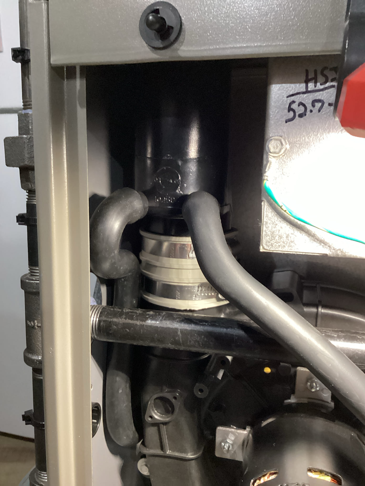 Upon arrival found water in and around furnace. After testing found water leaking from inducer, collector box, trap and exhaust flue. Replaced all recommended parts and cycled to ensure no further issues. Ok at time of departure.