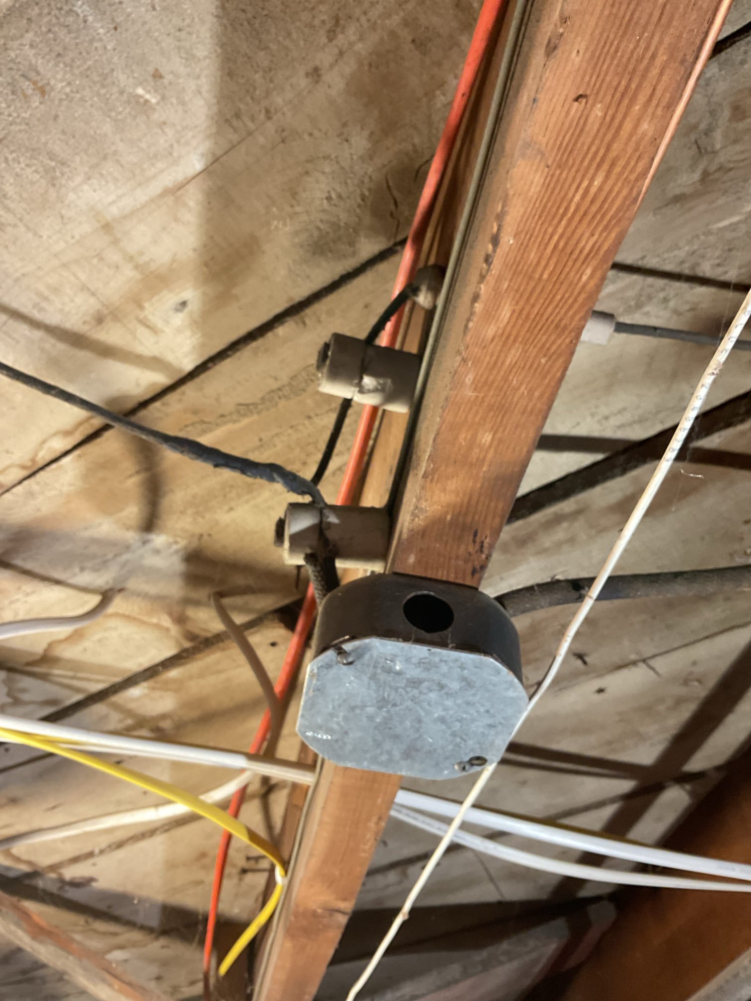 Estimate to remove knob and tubing in house for lights and switches and a couple outlets.