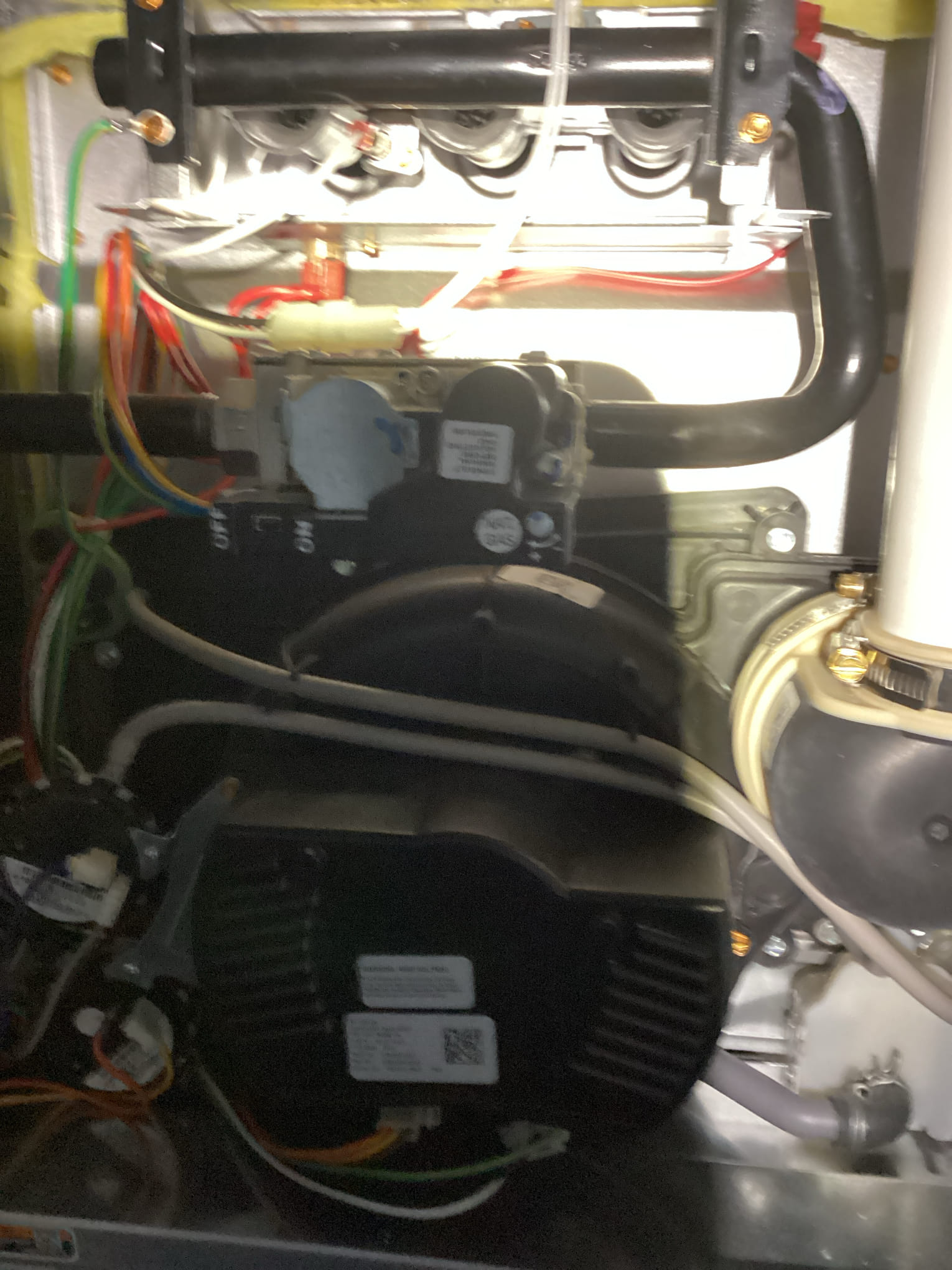 No codes in history, cleaned flame sensor, blew out pressure switches. have yearly tune ups for equipment and to keep warranty active. 10 yr parts and labor. Possibly was running a schedule. I showed how to hold and setup schedule on thermostat.