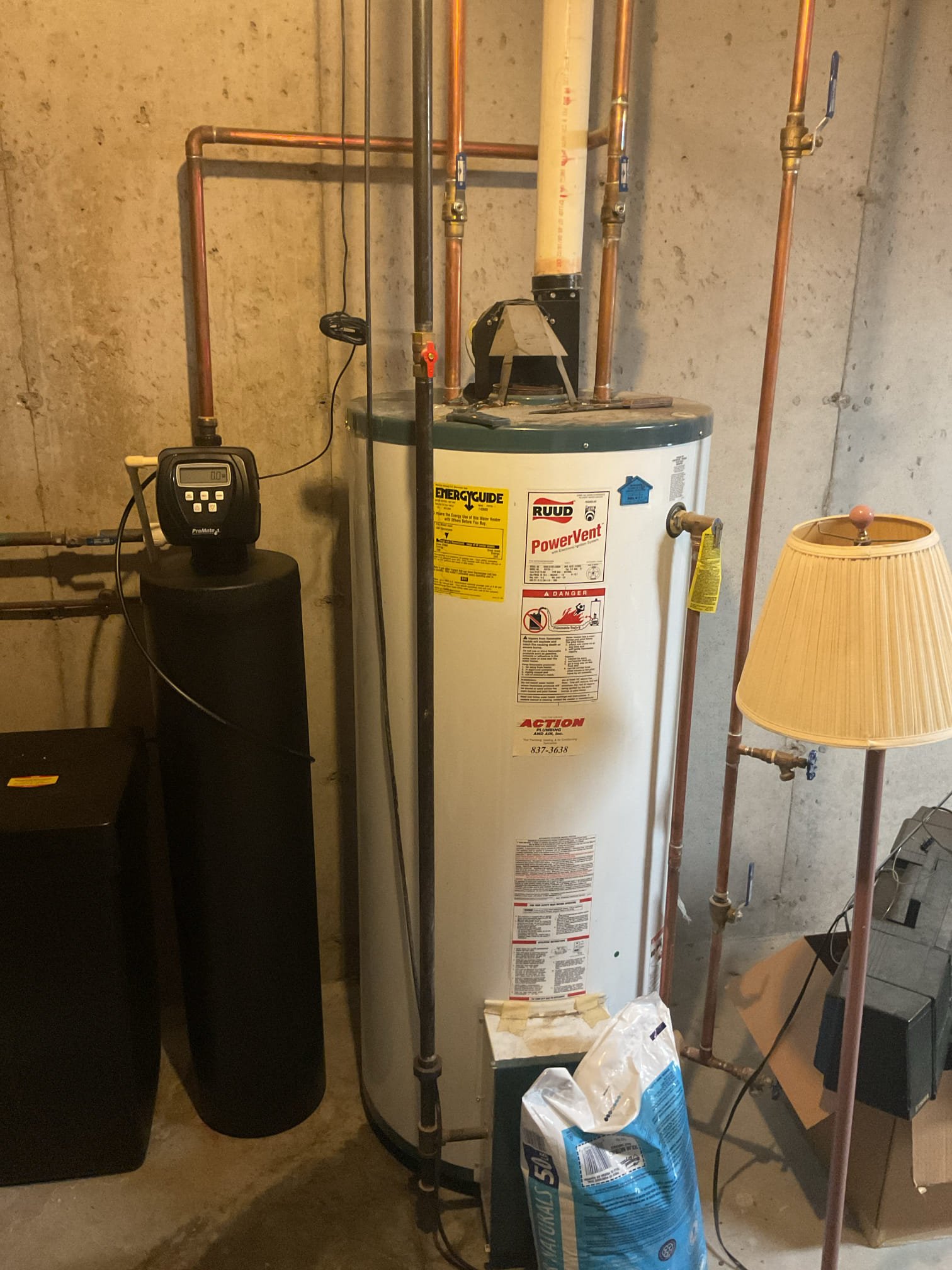 Upon arrival found water heater leaking from bottom and top told customer she would be looking at a new water heater. She has to talk with husband and will call us back it is a 75 power vent with 3/4 inch hot return. 