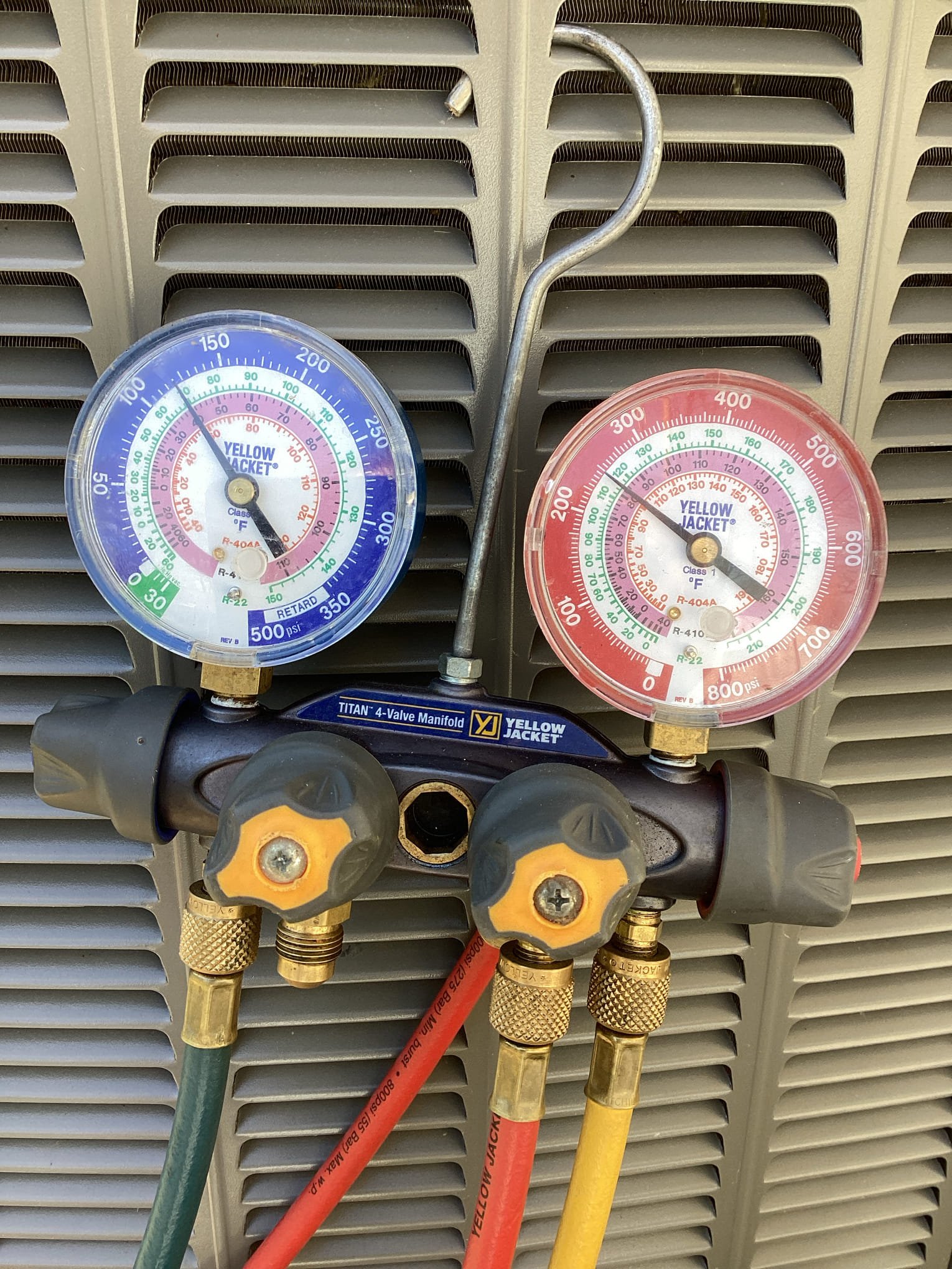 Cleaned ac per contract 