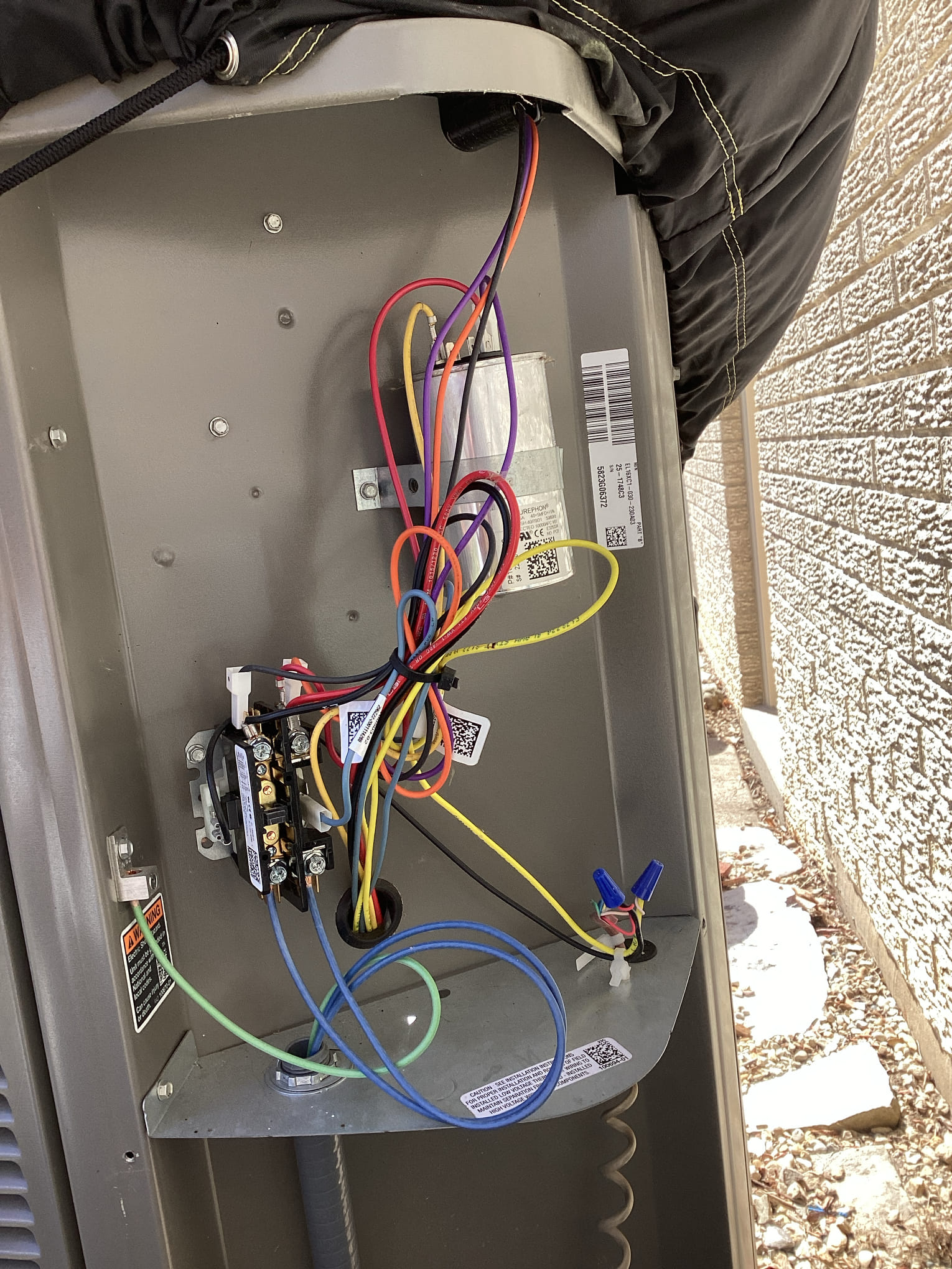 Cleaned ac per contract 