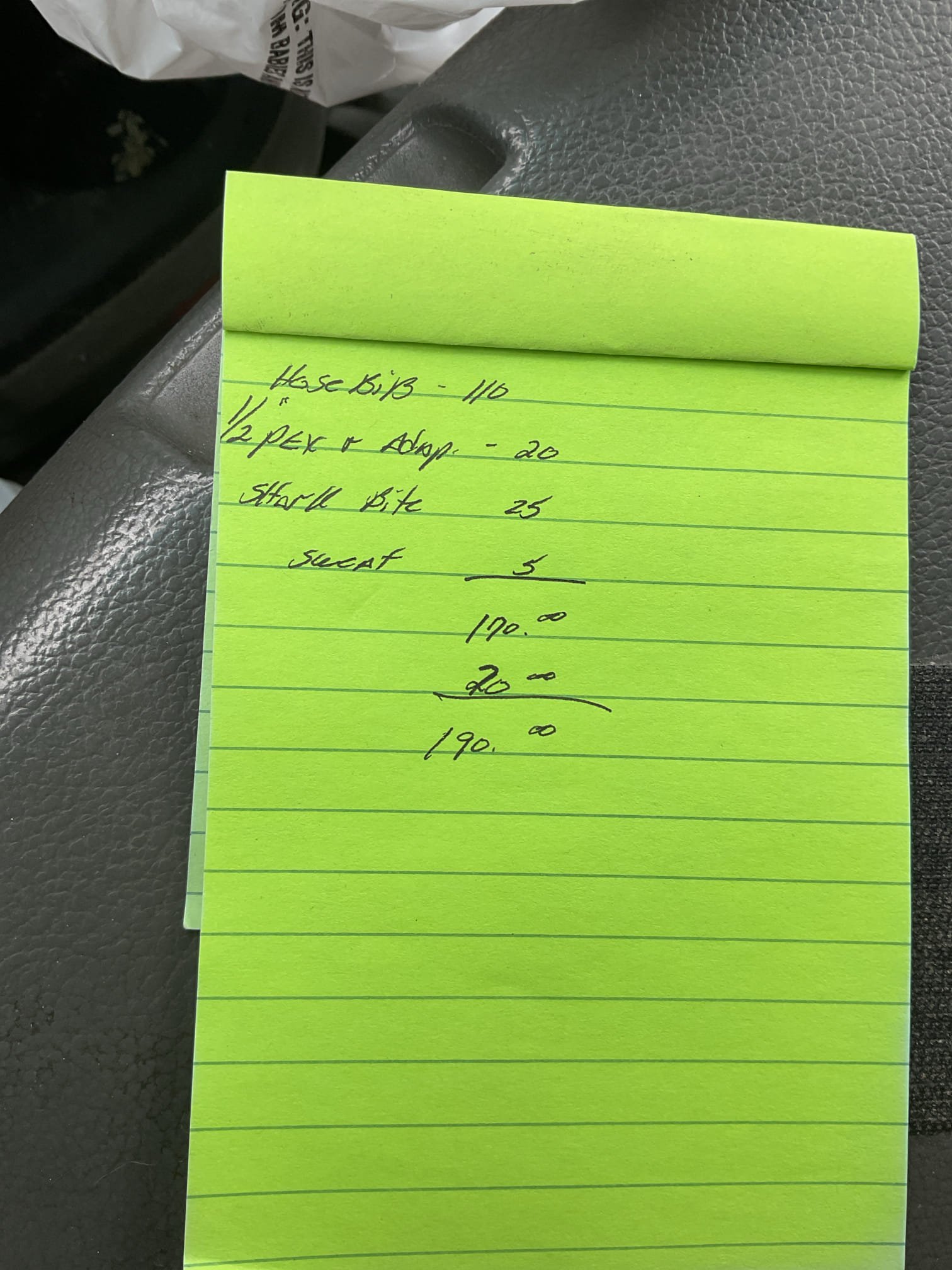 Inspected outside bib to be replaced went down in basement, Found that it is in a corner of a wall that is not 90° it cut the cross. Have pictures able to. new with pecs  joined onto copper with shark bitetested all is good . cleaned up math wiped down everything all is good. $25 off coupon website.
