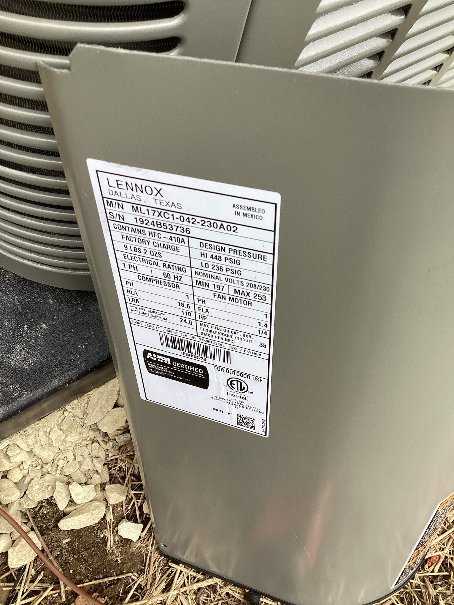 Furnace ac water heater humidifier new pvc 