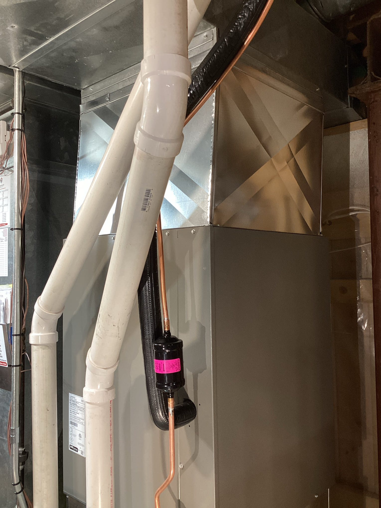 Furnace ac water heater humidifier new pvc 