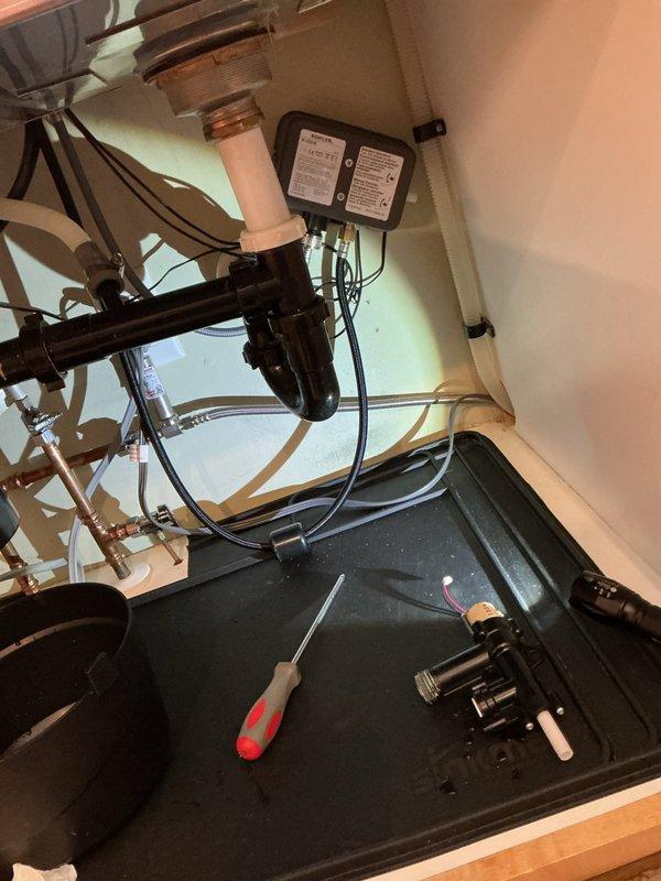 Performed installation of customer-supplied Kohler hose replacement. Work involved disconnecting existing plumbing components, installing the new hoses, and verifying proper connections to ensure no leaks. All fittings were secured and system functionality was tested upon completion.