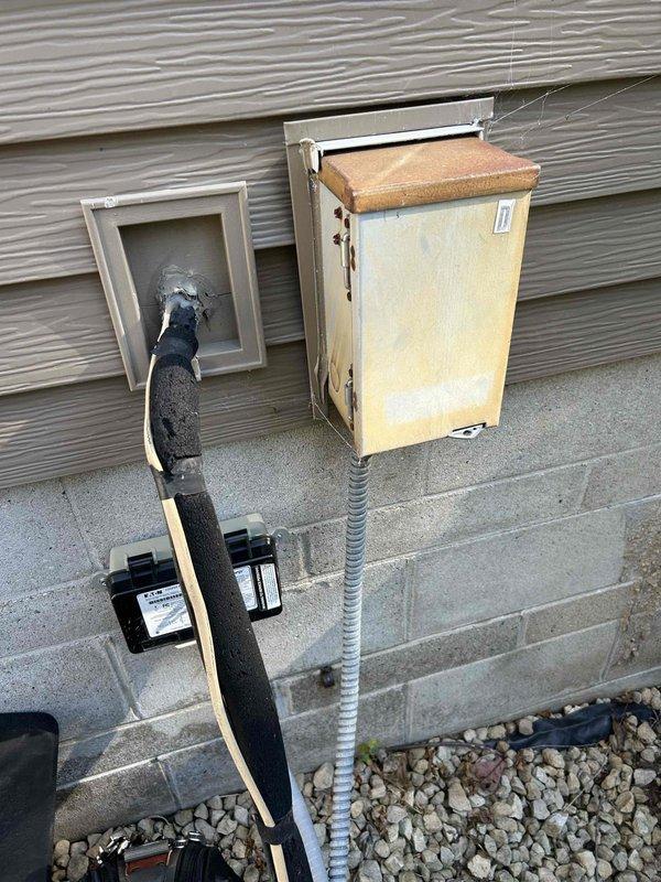 Performed scheduled maintenance tune-up on a 12-year-old Goodman R22 air conditioning system. Diagnostic testing showed proper system operation with normal operating pressures and temperatures. Customer initially identified incorrect unit before locating the proper Goodman system which was functioning without issues after inspection and service.