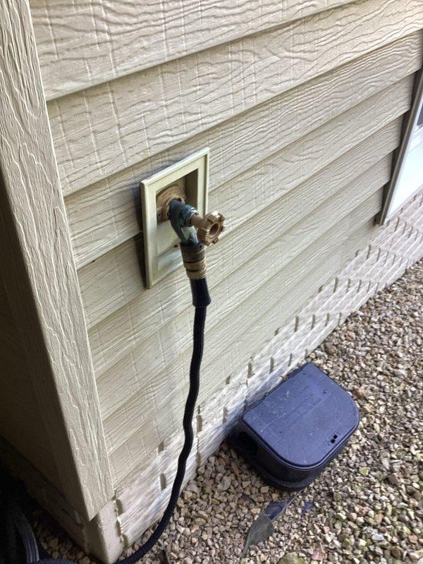 Replaced leaking hose bibbs on exterior of home. Removed old spigots that were showing signs of deterioration and installed new brass fixtures with proper sealing using plumber's tape to prevent future leakage. Tested all connections and verified proper operation before completing service.