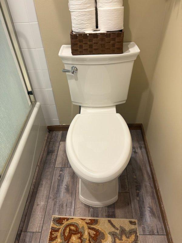 Responded to service call for toilet leaking from base. Diagnosed failed wax ring seal. Properly shut off water supply, disconnected toilet, removed old wax ring, and installed new wax ring seal. Reset toilet with proper alignment, reconnected water supply line, and tested for proper function and absence of leaks.