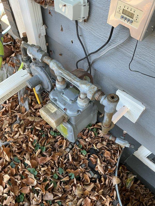 Installed new tanked water heater as specified in estimate, requiring multiple return visits to complete installation. Connected unit to existing gas and water lines, ensuring proper sealing at connection points. Final inspection confirmed proper operation with no leaks.