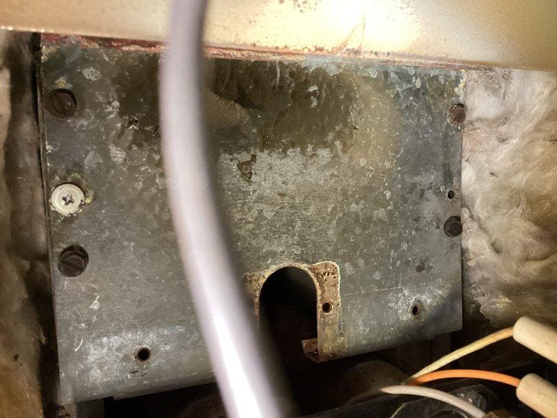 Performed annual boiler tune-up and found critical safety issue with deteriorating burner box seal allowing flame to contact surrounding insulation. Inspected glycol levels in floor heating system (currently protected to 0°F). After consultation with homeowner, scheduled sales team visit to provide estimate for boiler replacement and additional glycol treatment.