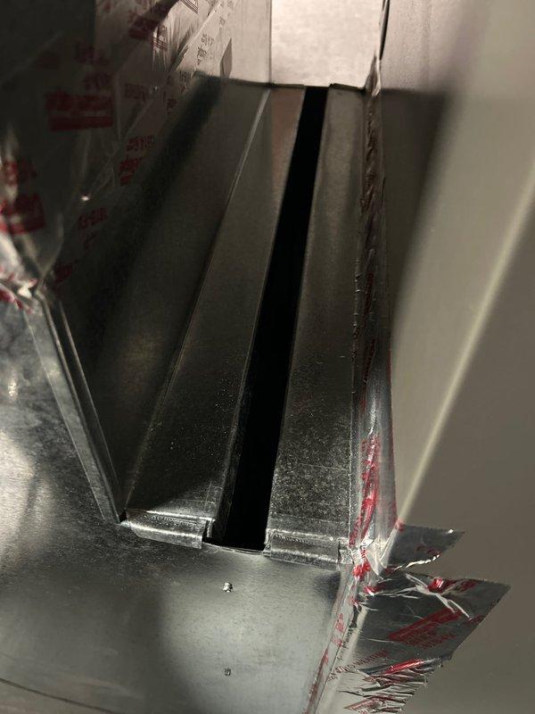 Performed warranty service on 9-month-old Lennox WT 12-2025 furnace. Identified and repaired damaged filter boot that was tearing furnace filters; replaced with proper 1-inch boot assembly and verified correct installation. System now operating correctly with no additional issues noted.