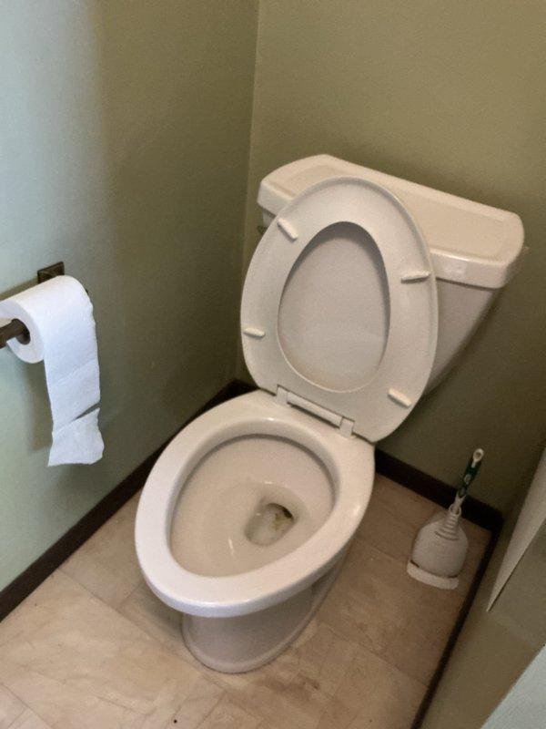 Responded to a service call for multiple bathroom plumbing issues. Diagnosed and cleared a plugged toilet using an auger, extracted significant hair buildup from the bathroom sink drain which was causing slow drainage and odor, and tightened the pop-up assembly mechanism to restore proper functionality. Inspected bathtub drain but found no obstructions.