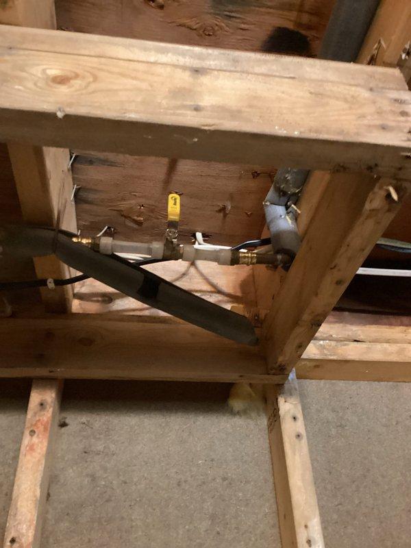 Resolved multiple leak issues by replacing broken lab drain assembly under bathroom vanity, installed new half-inch gate valve to address leaking packing on outdoor hose bib valve, and cleared calcium deposits from toilet to restore proper flushing. Additionally installed customer-supplied showerhead as requested.