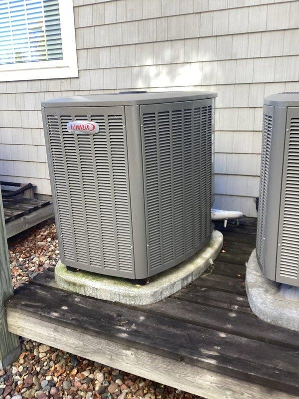 Performed annual maintenance on customer's reward membership heating system. Conducted 10-2 furnace tune up on Lennox heat pump system with electric air handler. Inspected and confirmed proper operation of both heat pump and electric heat components, with all systems functioning correctly.