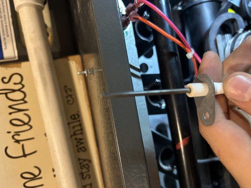 Responded to no-heat complaint on 8-year-old forced air furnace showing "tried to many times to fire" error code. Diagnosed plugged burners with rust buildup causing ignition failure. Replaced burners with new units carried on service vehicle, cleared condensate drains, and performed routine maintenance check on all components. System is now operating correctly. Advised customer to use only one filter in the 5-inch slot instead of the two that were installed.