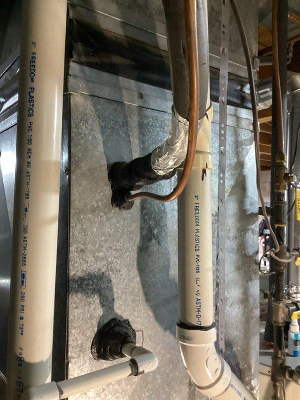Performed comprehensive fall tune-up on 15-year-old forced air gas furnace. Service included inspection of heat exchanger via camera, verification of all safety components (pressure switch, limit switches, flame sensor, igniter), and testing of gas pressures and combustion air. System cycled successfully on both high and low settings, confirming proper operation with no issues detected.