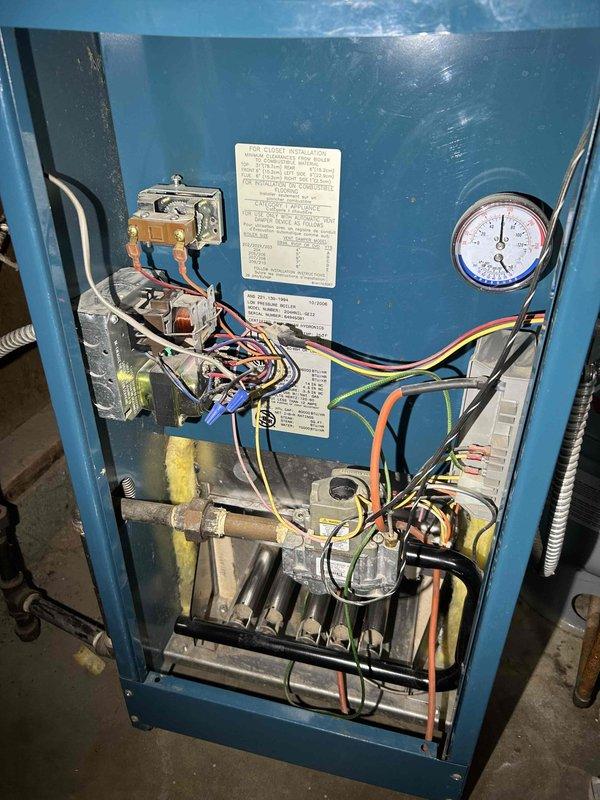 Performed comprehensive boiler tune-up service, including thorough cleaning of burners and components that had accumulated significant dirt and debris. Conducted carbon monoxide testing with satisfactory readings and verified proper gas pressure levels. Inspected overall system operation, confirmed appropriate temperature settings, and provided safety recommendations regarding flammable materials near the boiler unit.