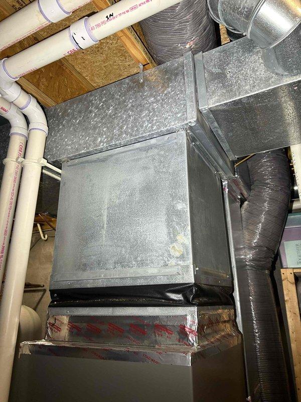 Performed routine furnace tune-up with comprehensive system inspection. All components verified to be operating normally and safely, including control board functionality, combustion analysis, and gas pressure verification. Cleaned filter and cleared condensate trap of debris. No issues identified during service.