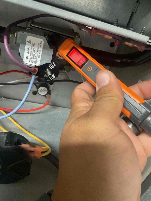 Performed scheduled tune-up on 20-year-old furnace to prepare system for winter operation. During inspection, identified faulty gas valve and failing inducer motor. Conducted electrical testing with voltage meter to verify component functionality. Replaced defective gas valve and inducer to restore proper system operation.