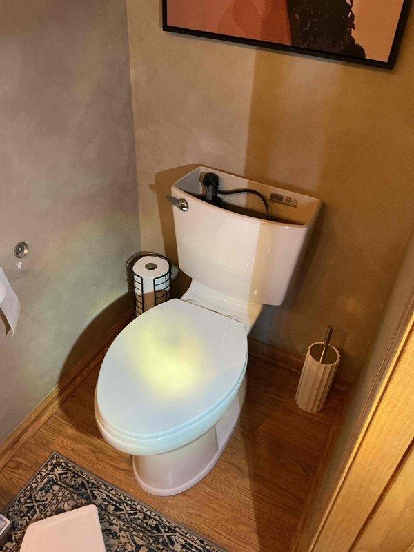 Diagnosed multiple flushing and filling issues across three toilets in customer's residence. Identified debris impeding flapper function and causing tank leakage in American Standard 4215A model. Performed cleaning service to remove accumulated debris and improve immediate function, while providing estimate for complete rebuild of affected units to resolve persistent problems.