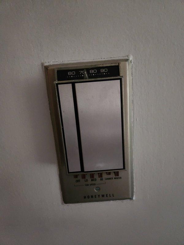 Conducted assessment for thermostat relocation request. Customer's antique Honeywell thermostat (3-wire system) is mounted on a wire bracket. Determined that relocation would be challenging due to need for drilling through wood and drywall. Will provide customer with relocation price quote via email.
