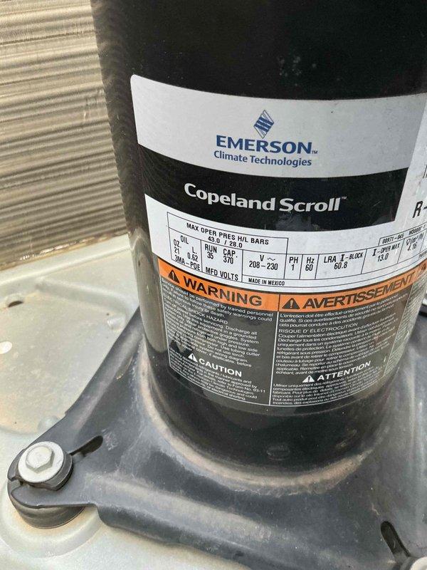 Diagnosed a 5-year-old Lennox AC unit with a failed compressor. Testing confirmed compressor windings shorted to ground inside the Copeland Scroll compressor. Warranty status is being verified and customer will receive a repair quote via email. Complete system inspection was not possible due to the inoperable condition of the equipment.
