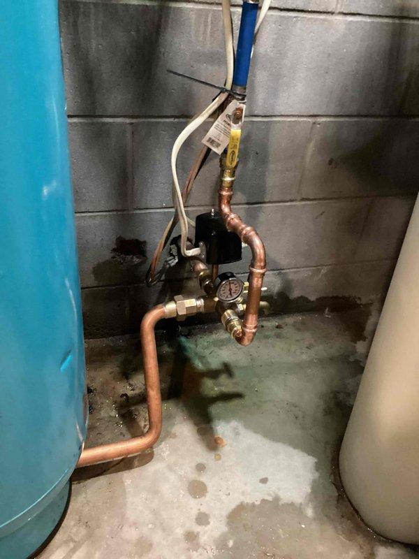 Responded to service call for leaking bathroom faucet that had caused damage to the lower lever and ceiling. Upon inspection, identified a bad tub spout as the source of the problem. Shut off water supply to the home and replaced the defective tub spout, successfully resolving the leak.