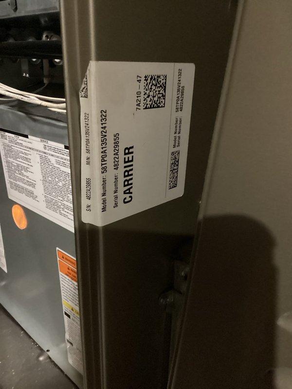 Performed diagnostic on Carrier unit with April Aire 700 humidifier that had a cracked solenoid valve. Located replacement valve component despite customer's reported difficulty finding parts. Successfully replaced the damaged valve and conducted operational testing to confirm proper system function.